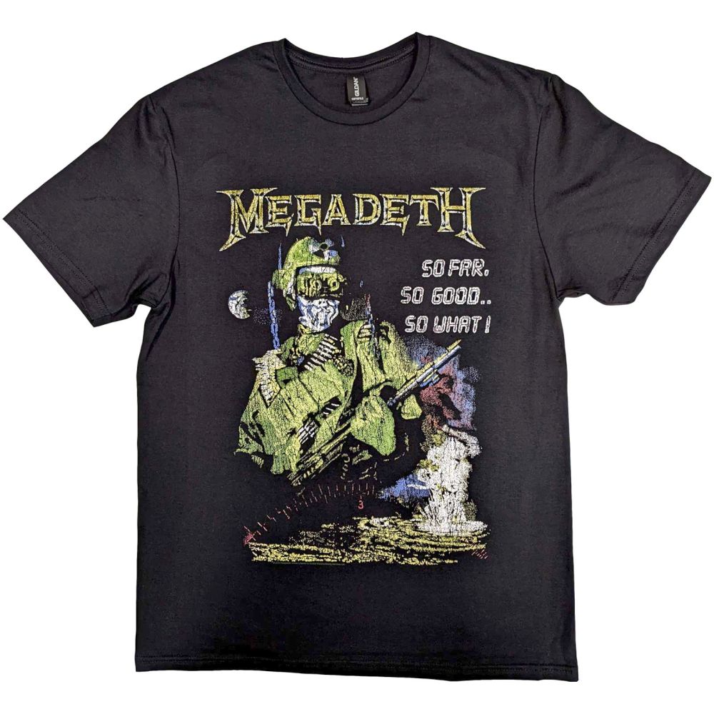 Megadeth - SFSGSW Explosion Vintage Heren T-shirt - Zwart